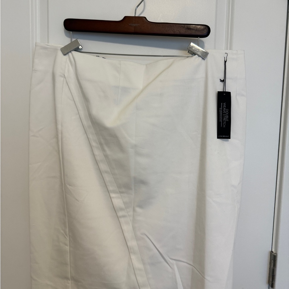 Lane Bryant White Skirt for Work